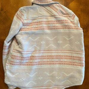 Patterned Jacket with Pink and Cream Accents